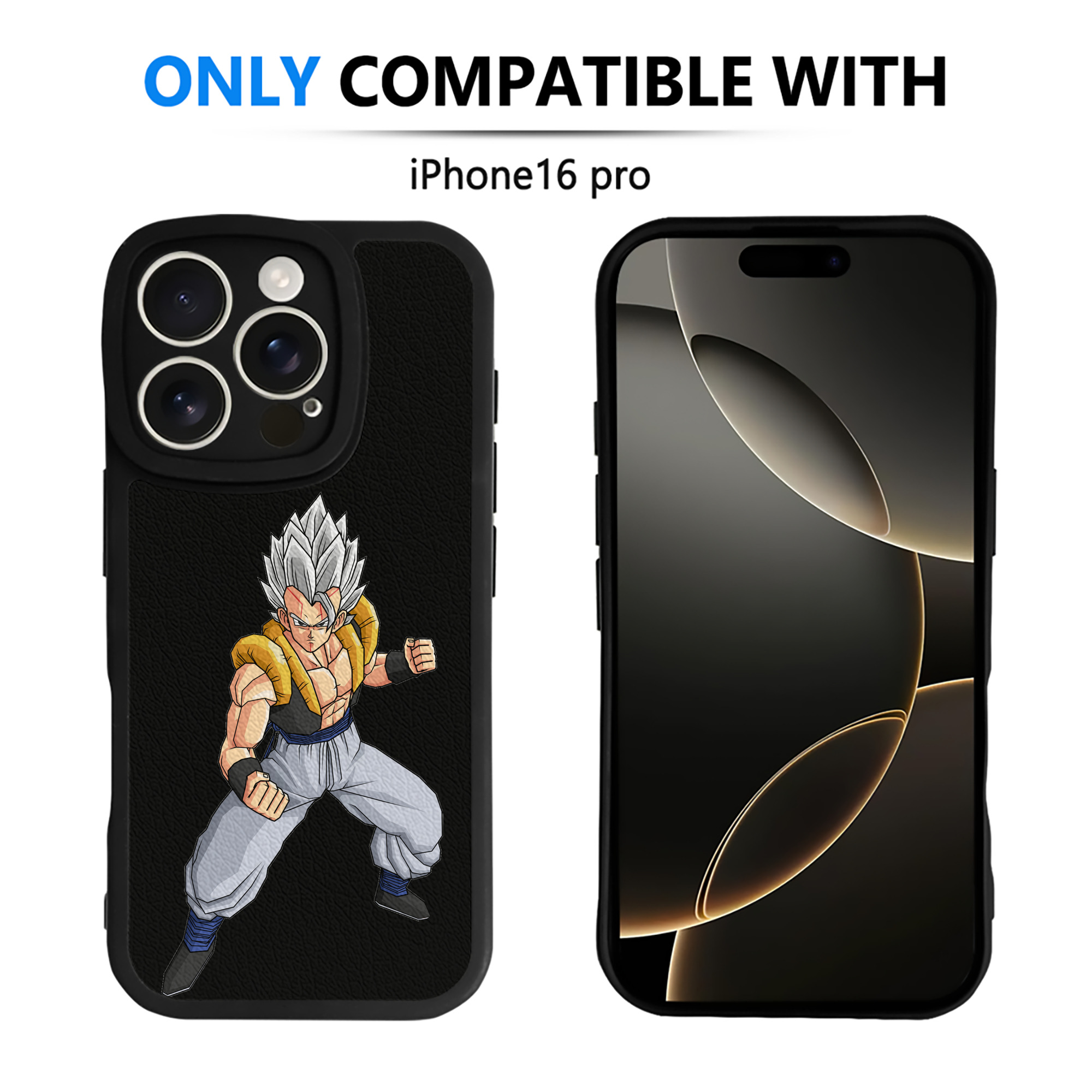 （画像用） ドラゴンボール ベジータ四世（Bejīta Yonsei）DRAGON BALL Vegeta IV 【iPhone 16シリーズ対応】シリコンスマホケース（レザー調） 材質：シリコン